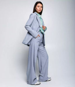 Костюм #БШ2683, светло-серый