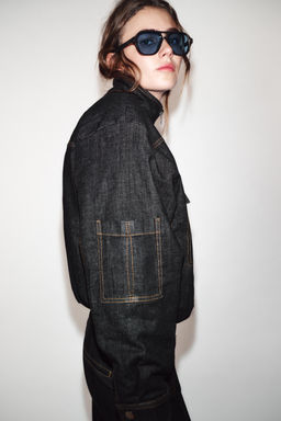 HIGH-NECK PUFFER BOMBER JACKET - Zara фото 4