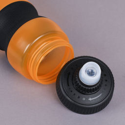 Бутылка для воды велосипедная ZEON WB225 гоночная, антискольз, NEW кэмэлбак, пищевой hi-quality PP, 750ML цвет orange/уп100 - Галеонтрейд фото 6