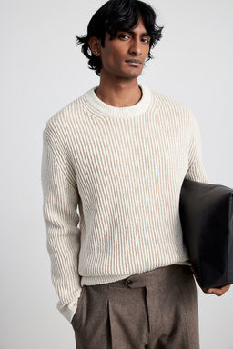 Jersey en punto de canale Regular Fit