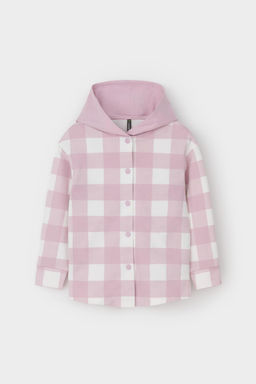 КР 302698-1/фламинго,клетка виши к541 рубашка для дев