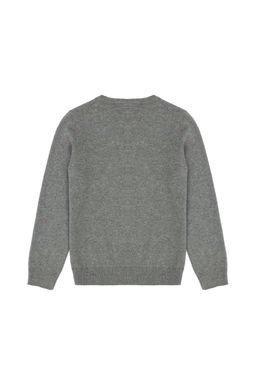Серый меланжевый базовый свитер для мальчика - U.s. polo assn фото 8