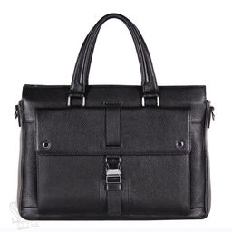 Портфель мужской кожаный 202355CH black Heanbag в Новосибирске