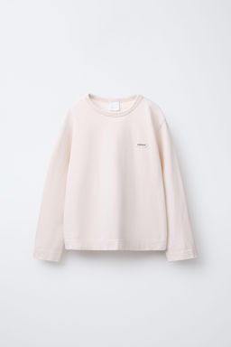 PLAIN T-SHIRT WITH LABEL BENSIMON X ZARA