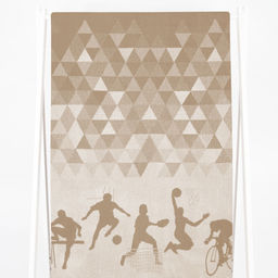 6с102.513ж2 Спартакиада (лён3) Полотенце махровое 81х160см