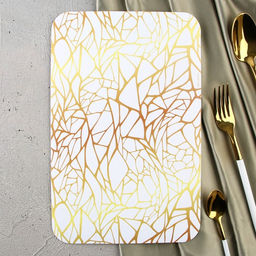 Доска разделочная Белая мозаика, 30 х 20 см