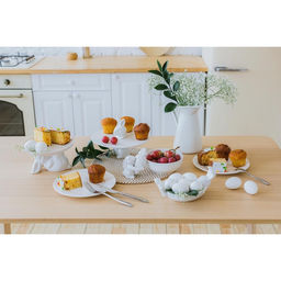 Блюдо для десертов Доляна Зайка, d=20,5 см, цвет белый  фото 6