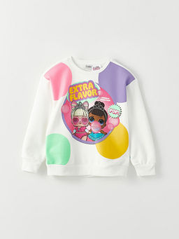 Bisiklet Yaka LOL Surprise OMG Lisansl? Uzun Kollu K?z ?ocuk Sweatshirt