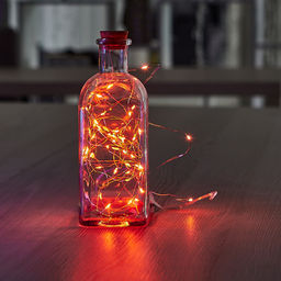 ULD-S0500-050 SCB 2AA AMBER IP20 DEW Гирлянда светодиодная Роса на батарейках 2AA (не в/к), 5м. 50 светодиодов. Янтарный свет. Провод медный. TM Uniel