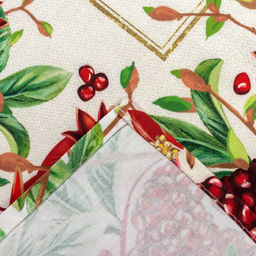 Полотенце Этель Гранаты 40х73 см, 100% хл, саржа 190 гр/м2  фото 4