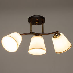 Люстра 2176/3 E27 40 Вт кофе-золото 50×26×22 см BayerLux