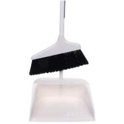 Набор для уборки, щетка для пола с совком "Профи" белый 301