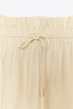 ZW COLLECTION MIDI SKIRT WITH DRAWSTRINGS - Zara фото 8