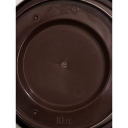 Горшок для цветов с поддоном «Альтернатива. Эконом», 10 л, пластиковый, коричневый