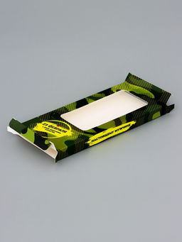 Цена за 5 шт. Подарочная коробка под плитку шоколада, с окном, «23 февраля», 17.1×8×1.4 см