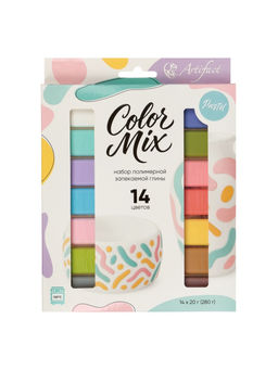 Набор полимерной глины Color Mix, 14 цветов doll