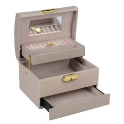 Цена за 1 шт. Шкатулка для украшений 16х12х10 см / E112 /уп 48/ - Галеонтрейд фото 6