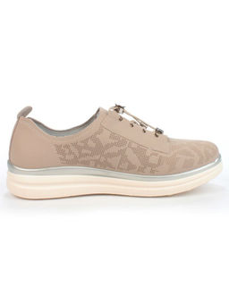 05-PDL206-1 BEIGE/BROWN Кроссовки женские (натуральная кожа) - Фабричный китай фото 12