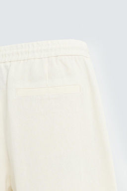 VISCOSE-JUTE TROUSERS - Zara фото 5