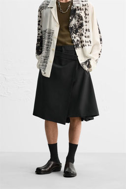 LIMITED EDITION WRAP PLEAT SKIRT - Zara фото 2