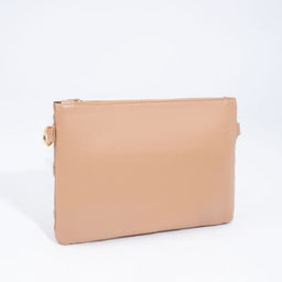 Сумка-клатч на молнии, цвет бежевый - Simaland фото 2