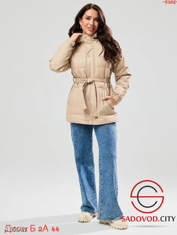 Кожаная куртка с капюшоном