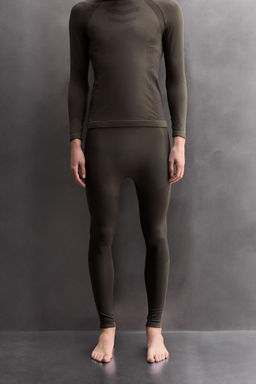 FIRST LAYER COMPRESSION SKI LEGGINGS - Zara фото 11