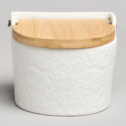 БАНКА ДЛЯ СОЛИ С ДЕР.КРЫШКОЙ LEFARD MUSE 11,5*11*9,5 СМ 450 МЛ  фото 4