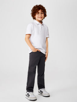 ACOOLA / Сорочка-поло верхняя для мальчиков Rian белый  фото 3