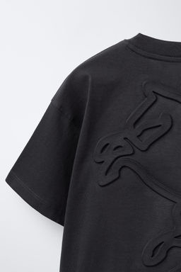CAMISETA CABALLO RELIEVE / Gris antracita - Zara фото 4