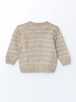 Bisiklet Yaka ?izgili Triko Erkek Bebek H?rka