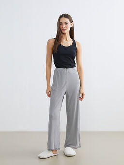 Beli Lastikli Ajurlu Kad?n Pijama Alt?