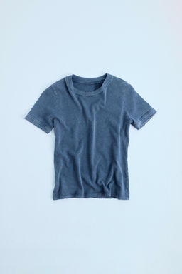 FADED RIPPED T-SHIRT - Zara фото 4