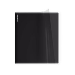 АКЦИЯ Цена за 5 шт. Тетрадь общая ученическая с пластиковой обложкой на скобе ErichKrause CoverPrо fizzy, Stormy, антрацит, А5+, 48 листов, клетка