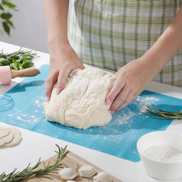 Коврик для выпечки и раскатки теста с разметкой Доляна Буссен, силикон, 38?28 см, МИКС  фото 3