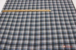 Фланель "Крупная серо-голубая клетка", ш.1.5м, хлопок-100%, 175гр/м.кв