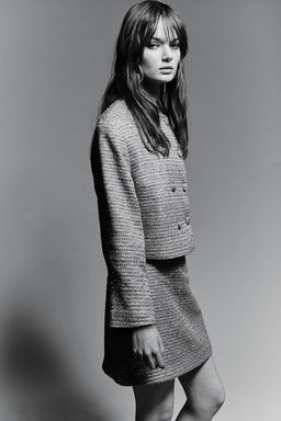 Chaqueta cruzada con textura - H&m фото 4