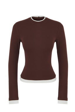Trendyolmilla Antrasit Renk Bloklu Fitted/Vucuda Oturan Viskon/Yumusak Kumasl? Esnek Orme Bluz TWOAW25BZ00114  фото 6