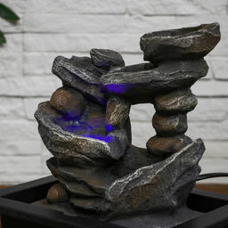 Фонтан настольный «Томирис», пещера, 18×25 см, с подсветкой, без шарика