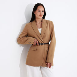 Ремень женский, ширина 1.8 см, винт, пряжка металл, цвет коричневый - Simaland фото 3