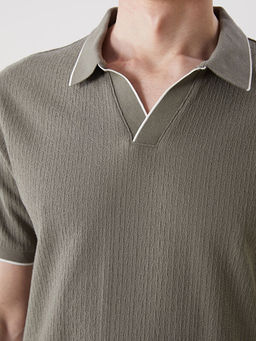 Polo Yaka K?sa Kollu Erkek Ti??rt