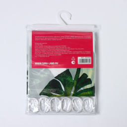 Штора для ванной Доляна «Тропики», 180×180 см, EVA