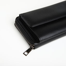 Портмоне-клатч мужской на молнии TEXTURA, чёрное