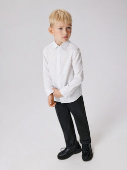 ACOOLA / Сорочка верхняя детская для мальчиков Rudolfo белый фото 5