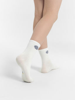 Носки детские мультипак (3 пары) белые с рисунком в виде орнамента - Mark formelle фото 2