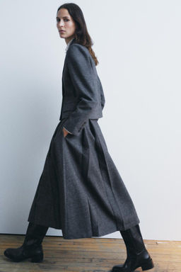 HERRINGBONE WOOL BLAZER ZW COLLECTION - Zara фото 6