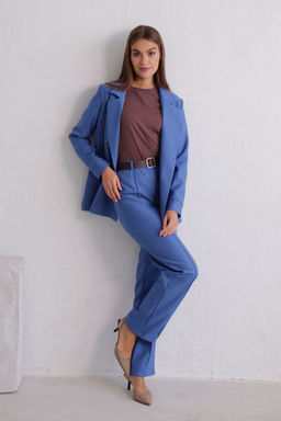 11834 Брюки со стрелками голубые - Martichelli фото 11