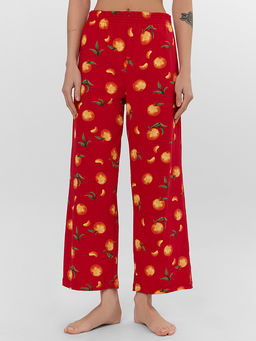 Комплект домашний женский красный с мандаринами - Mark formelle фото 3