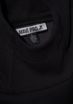 Kapusonlu Siyah Sweatshirt - Mavi фото 6