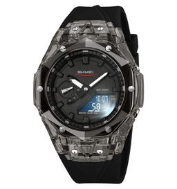 Часы наручные Skmei мужские электронные спортивные 2411black-black